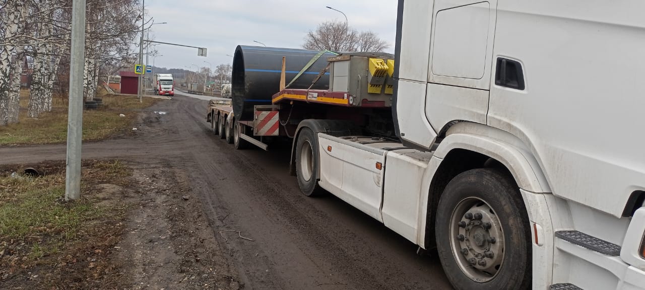 Перевозка груза на трале Нармонка-Воронеж, 10.10.25